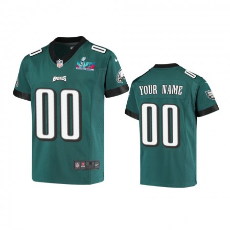 Maillot Philadelphia Eagles Custom Game Vert Minuit Super Bowl LVII - Homme Maillot Philadelphia Eagles Custom Game Vert Minuit Super Bowl LVII - Homme